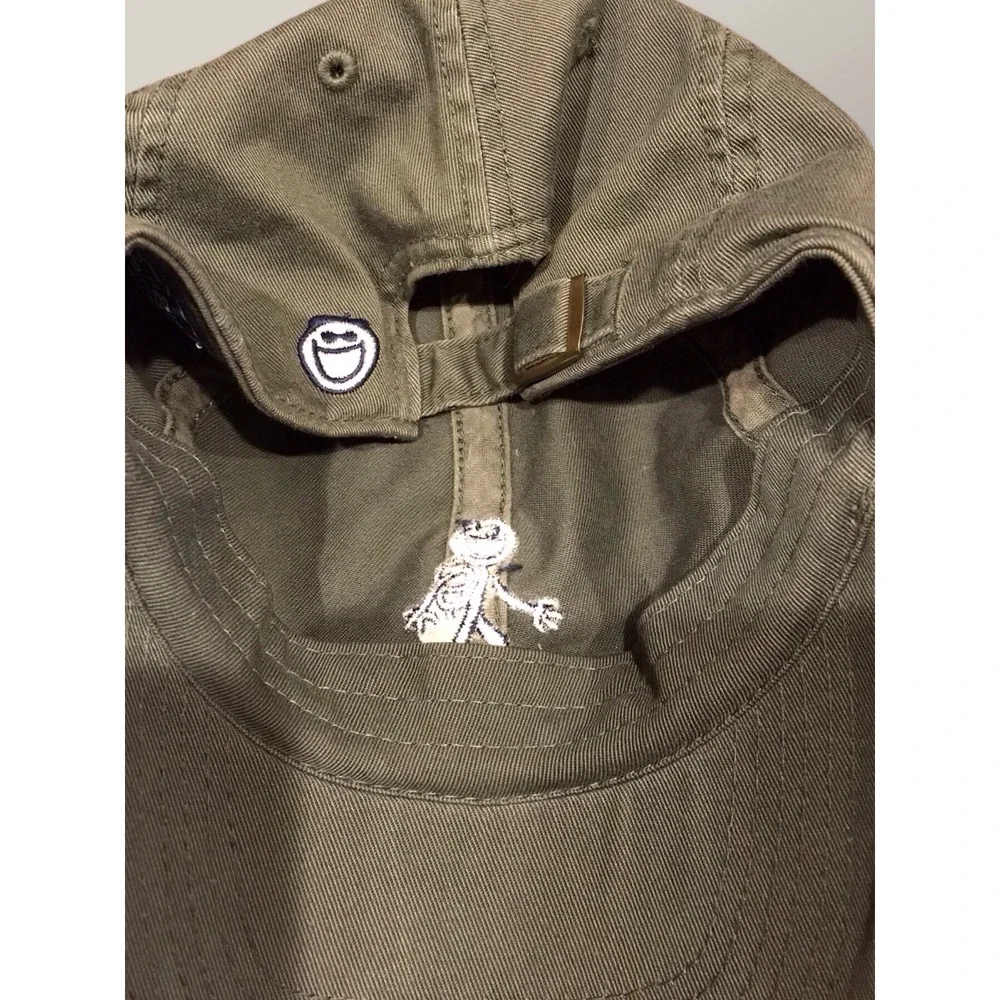 Life is Good Strapback Dad Hat‎ Cap Jake Hiking Walking Olive Green OS